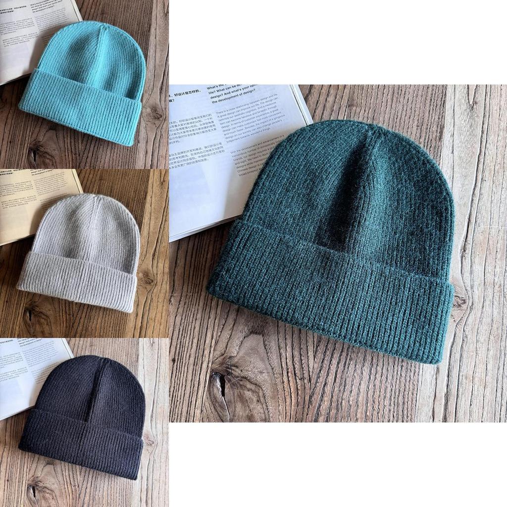 Knitted Beanie Hat For Men Women Warm Winter Fashion Acrylic Earflap Cap For Outdoor Use