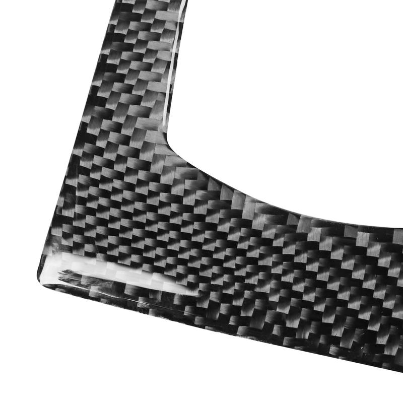 For BMW X5 X6 F15 F16 2015 2016-2018 LHD Real Carbon Fiber Center Gear Shift Panel Cover Frame Cover Stickers Car Accessories