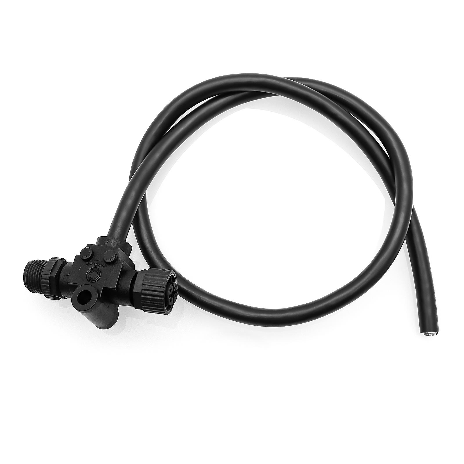 

1 PC M12 Sensor Connector Cable WIth Double Head T-type NMEA2000 Adapter Connector Waterproof NMEA 2000 Cables 0.5m Length