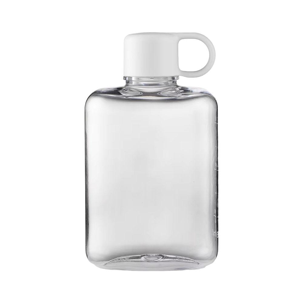 Gifts 360ML/500ML Water Bottle Flat Large Capacity Space Water Bottle Transparent Portable Plastic Water Bottles