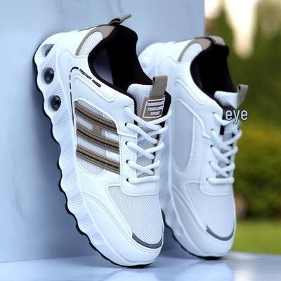 Chaussures de Course Respirantes Antidérapantes en Mesh pour Homme - Chaussures de Sport Décontractées Tendance et Polyvalentes