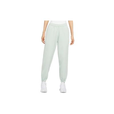 Logo Fleece Cuffed Casual Sports Pants Women Pants Frosted-Light-Green DA2255-321