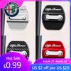 For Alfa Romeo 2026 Hot Sticker 4Pcs Car Door Lock Protective Cover Sticker for Alfa Romeo Logo Sportiva Giulia Giulietta 159 15