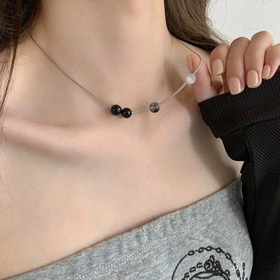 Female Minimalist Cool Style Niche Necklace