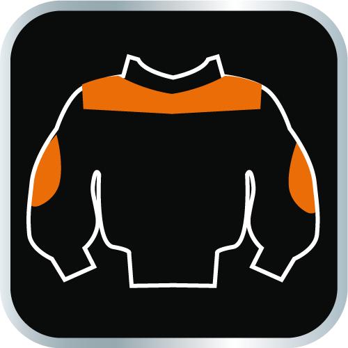 Softshell work jacket with detachable hood, size L