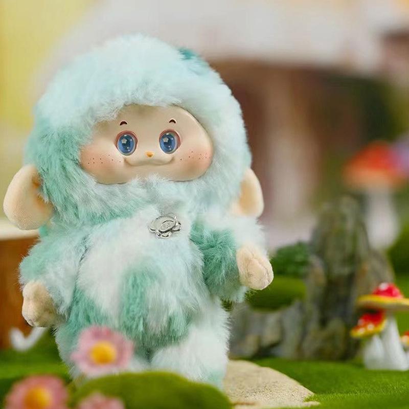 Slepá krabička Pimomo plyšová série Roztomilá vinylová panenka Taška Originální přívěsek Krabička Hračka Stolní ozdoba Sběratelská Dětské překvapení Tajemné dárky