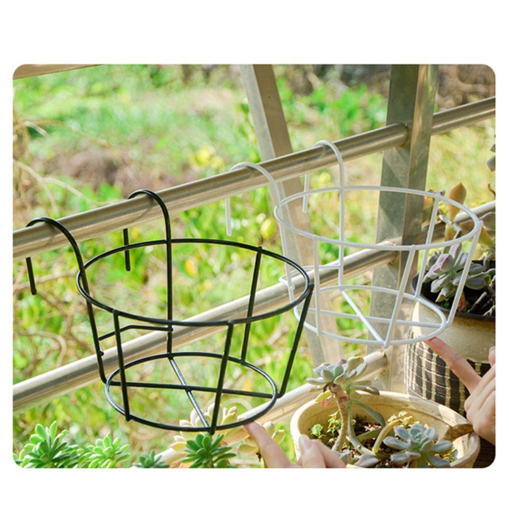 Runder Blumenampel-Halter Hängender Blumentopf-Aufbewahrungsständer Blumenständer Garten
