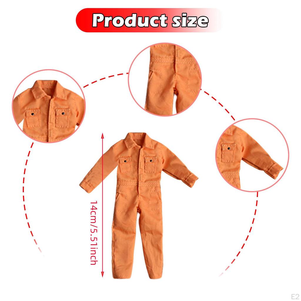 1/12 Action Figure Apparel, Casual Outfit for Male Figures at 6 Inches
