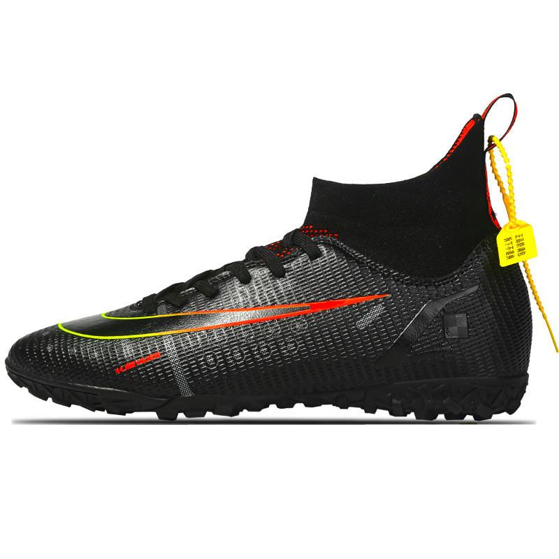 Youth training foreign trade broken new student nail football shoes men's long nail shoes sports shoes women's large size high price