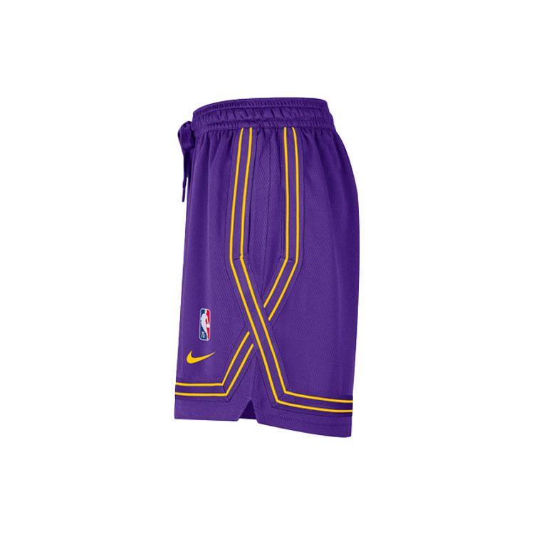Nike Los Angeles Lakers Sports Casual Lace-Up Basketball Shorts Women Shorts Purple DB1368-504