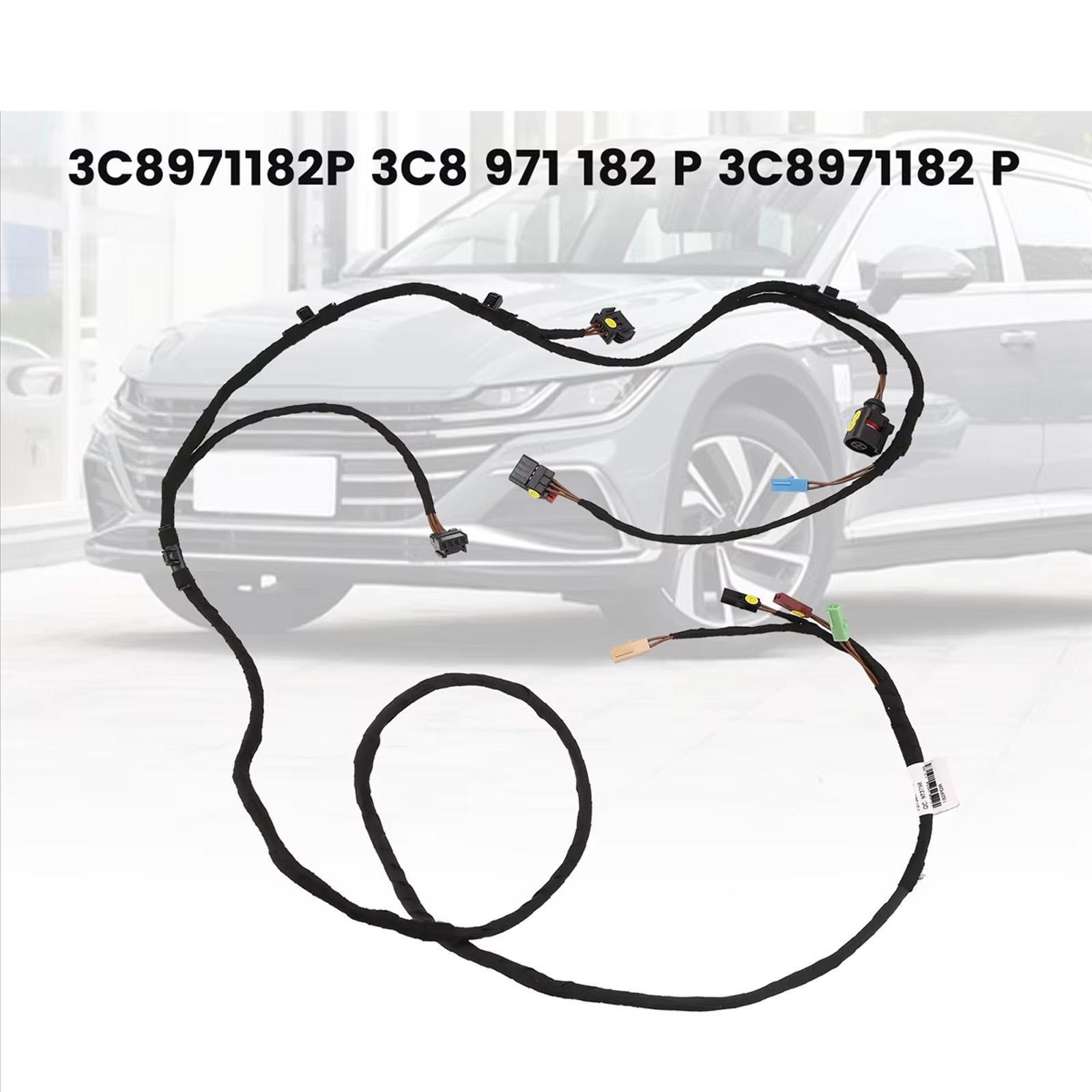 

Low Failure Rate Rear Gate Cable Wiring Harness Kit With 15A Capacity For Enhanced Vehicle Electrical System 3C8971182P 1
