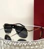 CARTER LUNETTES Retro Titanium Fashion Sunglasses, European-American Style 0165
