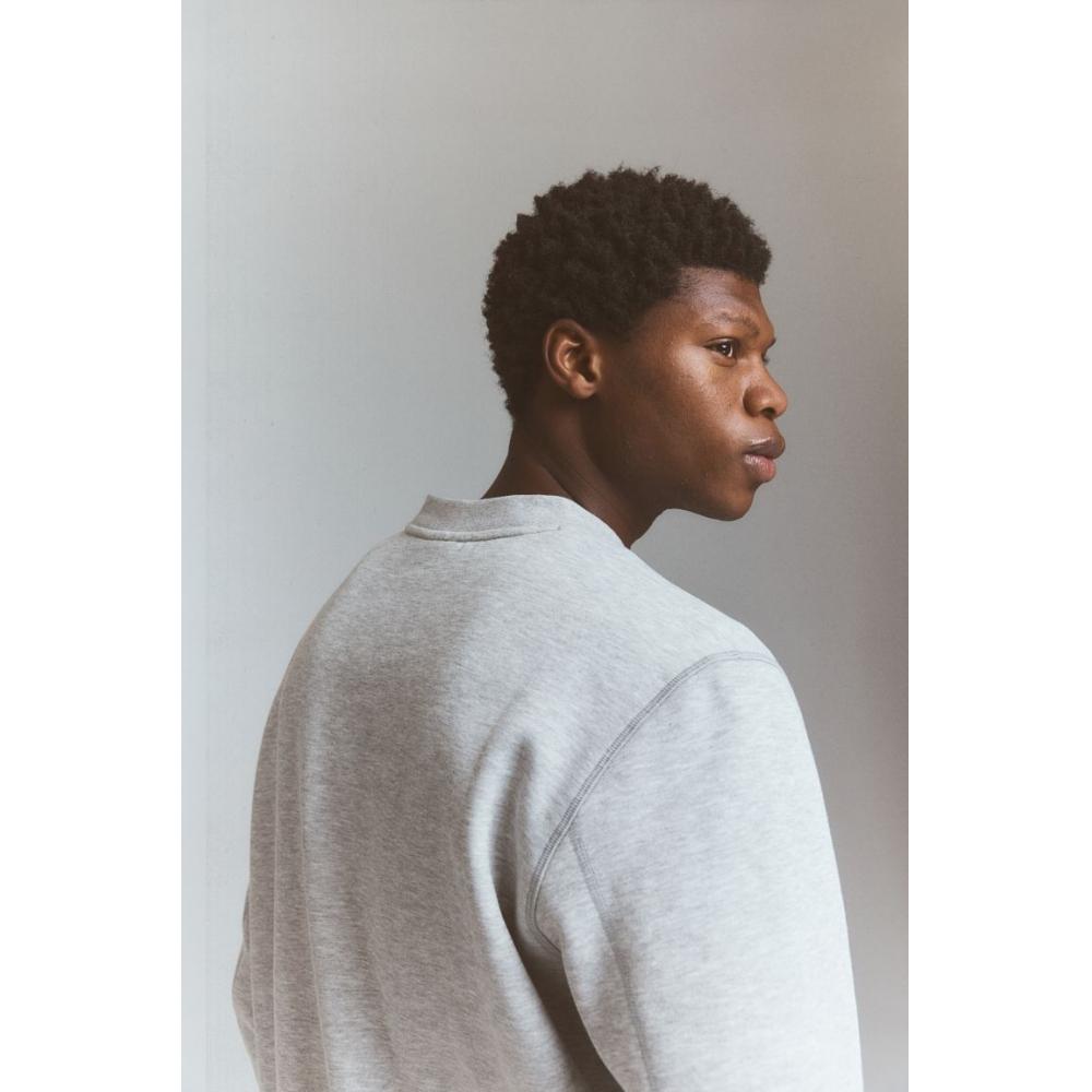 H M dryMove Sports sweatsHirt ligHt Grey Melange