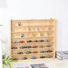 Wall Mounted Toy Car Display Shelf Organizer For Miniature Figures Collectibles Diecast Model Cars Countertop Showcase Storage