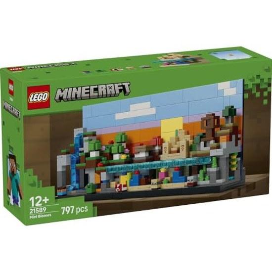 LEGO Minecraft Mini Biome 21589 Toy Boys Girls Toys Birthday Present Blocks Ages 12 13 14 Middle School Goods Game Movie 797 Pieces