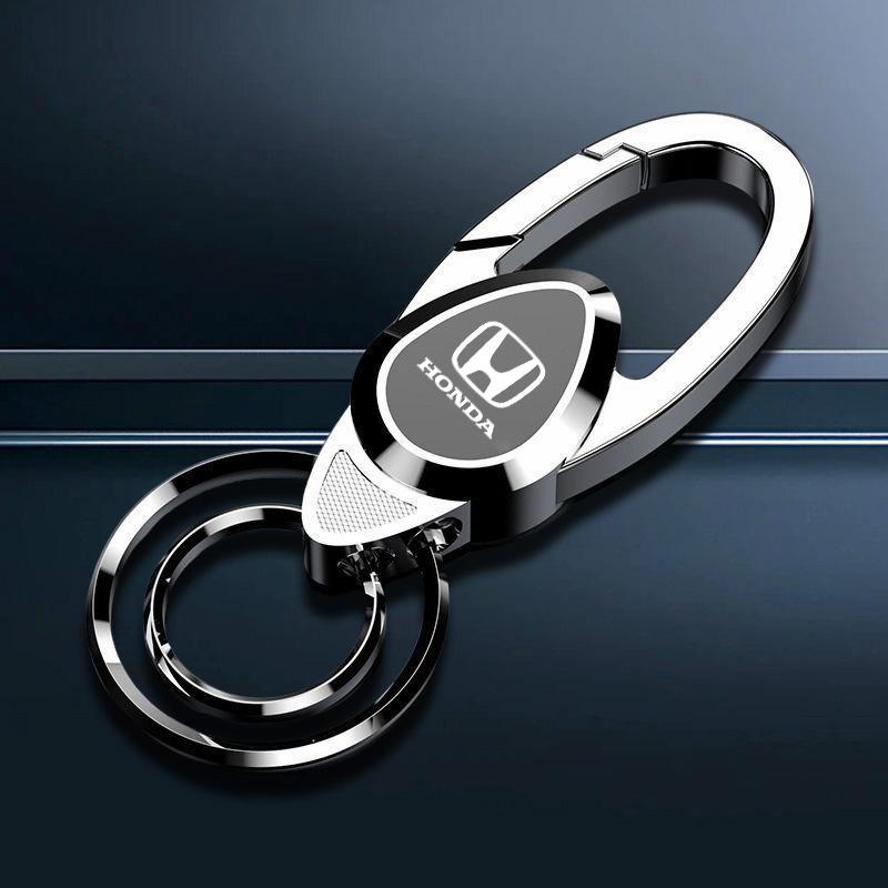 Metal Car Styling Stainless Steel Keychain Key Ring Accessories For Honda Civic Accord Fit CRV Jazz Odyssey Insight Legend HRV RA4