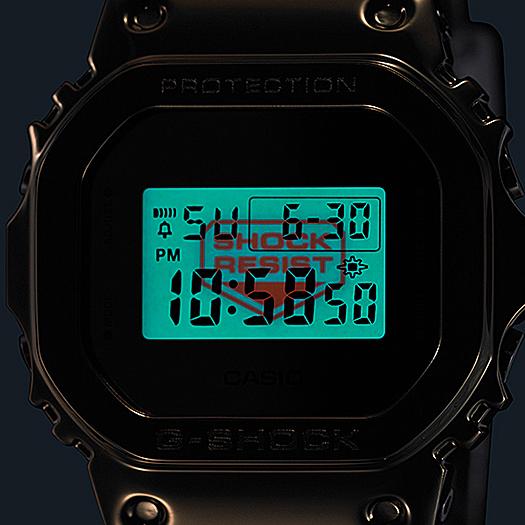 Casio G-SHOCK Men's Stainless Steel 200M Water Resistant Shock Resistant Alarm Quartz Watch GM-5600SG-9