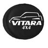 1 x Copriruota di scorta in pelle PVC PU stile Auto 4x4 Off Road Vita Montagna Per Mitsubishi Suzuki SI-04 Copri Protettore Ruota