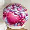 1PC Unicorn Heart Umbrella-8-Rib Reinforced Portable Folding Travel Suitable for All Seasons Outdoor Daily Use  -J0393