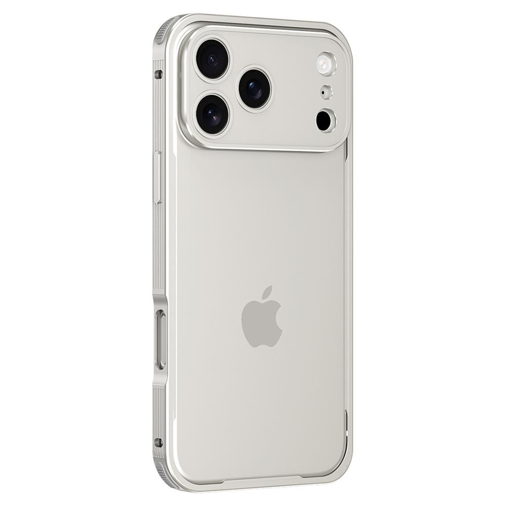 For iPhone 17 Pro Bumper Case Heat Dissipation Aluminium Alloy Phone Shell with Buckle/Camera Lid
