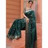 Elegant Ethnic Wear - Soft Lychee Silk Designer Saree