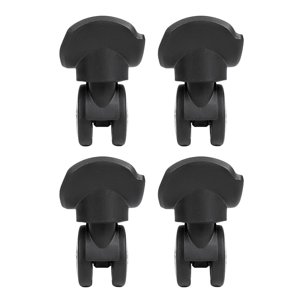 4Pcs Suitcase Wheels Replacement Set Quiet Rolling Practical Plastic Luggage Spinner Wheels for Easy Luggage Mobility