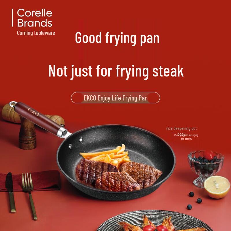 Corning EKCO Refined Iron Frying Pan