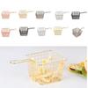 Iron Mesh Colander Strainer Sifter Fry Basket Vegetable