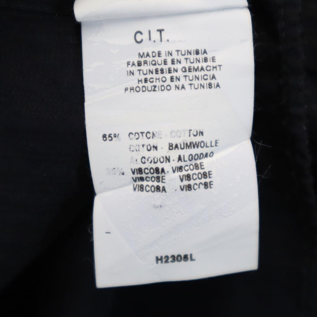 Armani Collezioni Striped Pattern Long Sleeve Shirt M Black Men's Used