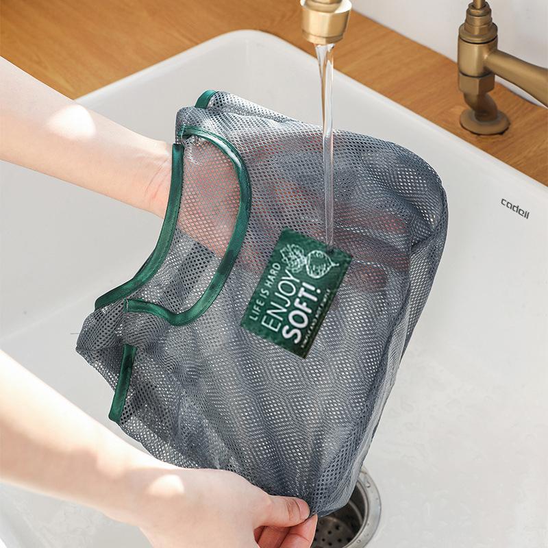 Mehrzweck-Aufbewahrungstaschen, wiederverwendbar, für Obst und Gemüse, Küchen-Organizer, Hängetaschen, tragbar und atmungsaktiv, zum Aufhängen, Aufbewahrungstasche