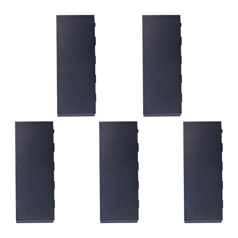 

5pcs HDD Bay Cover for Host Console Hard Disc Drive Protective Cover Plastic Case Gaming Accessory Shockproof Shell чорний