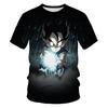 Trendy Anime Dragon Ball Series Men's T-shirt With Unique 3d Digital Print For Casual Wear
