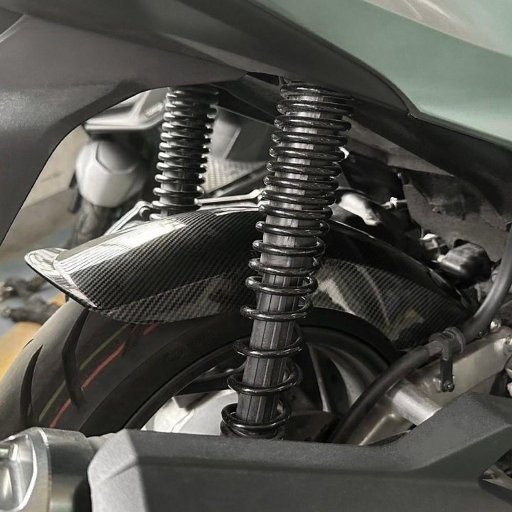 Plastic Motorcycle Mudguard Matte Black Extension Rear Carbon Fiber Splash Pad Protection Cover for PCX160/ADV160