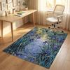 Hummingbirds Tropical Theme Soft Crystal Velvet Rug Custom Name & Text Print Non Slip Floor Rug for Bedroom Living Room