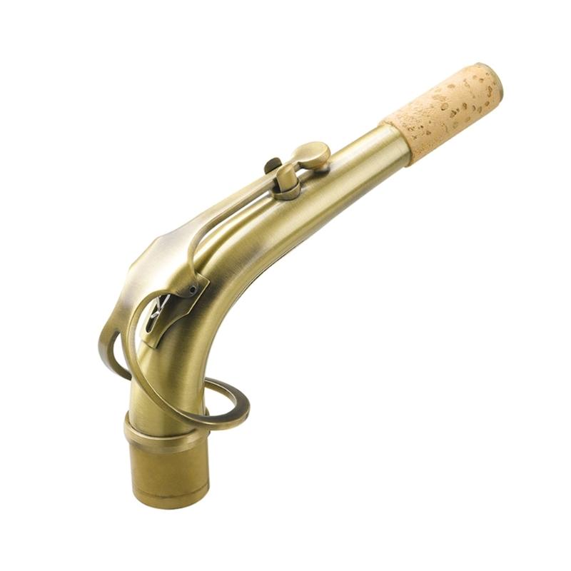 Messingmaterial Saxophon Krümmer Hals Altsaxophon Holzblasinstrument Zubehör Altsaxophon Saxophon Krümmer Hals Ersatzteil
