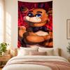 Tapestry Five Nights at Freddy's di alta qualità per decorare le pareti del soggiorno, della camera da letto, del dormitorio, ideale come decorazione murale per la camera da letto o come regalo di festa