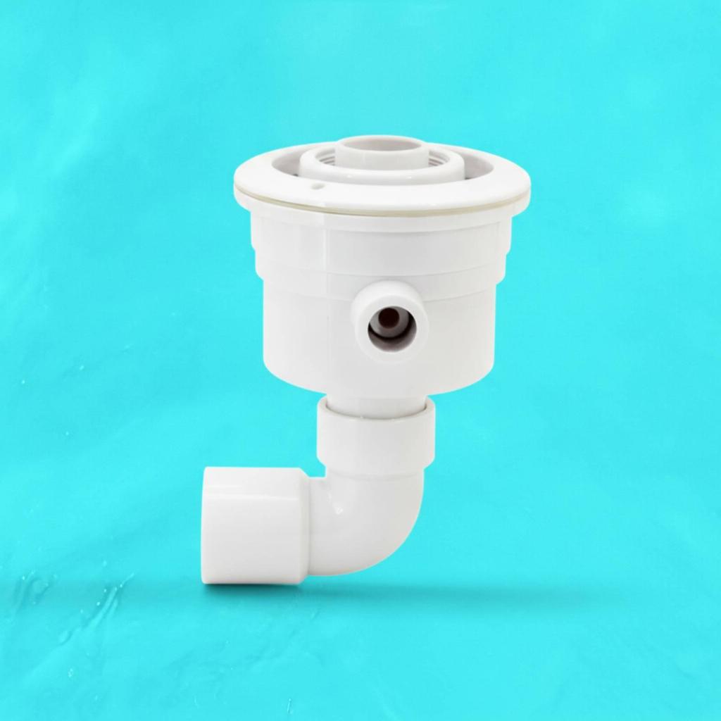 Elbow-Shaped-Jet Nozzle Pool with Elbow Water Return Fitting for