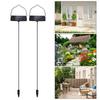 Solar Light Replacement Lid 2 Pieces Waterproof Cover 8.5cm Solar Lantern Top For Outdoor Garden Pathway Patio Yard Porch