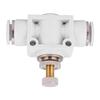 2 Pcs White Air Speed Control Valve Quick Coupling Throttle Connector for Pneumatic Tool