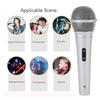 6.5mm Connector Handheld Wired Microphone Noise Cancellation Dynamic Vocal Microphone Cardioid Dynamic Mic for Singing Machine