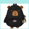 Street Style Breathable Nylon Backpack With Cushioned Straps For College Students Daily Commute