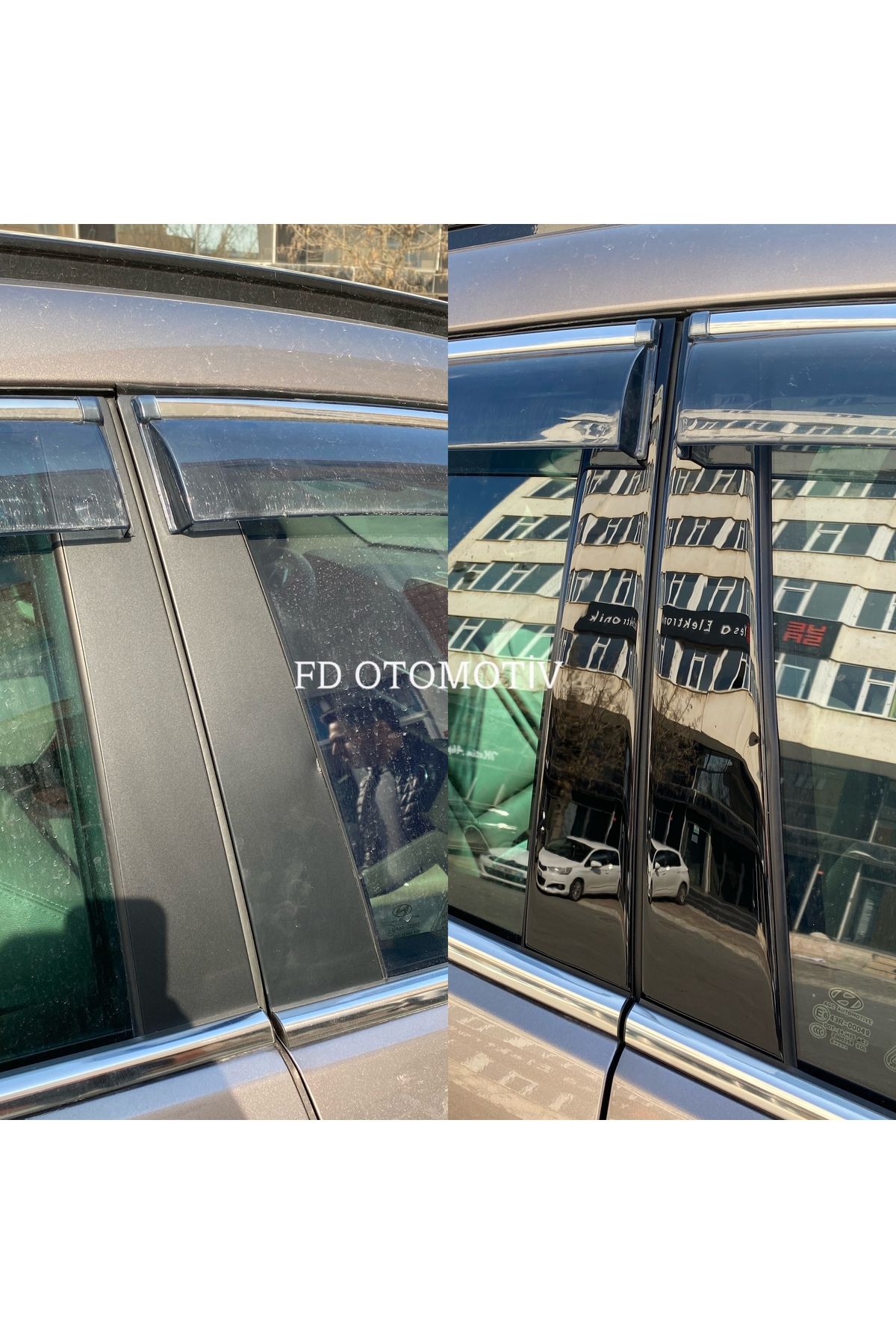 

Hyundai Tucson 2015 - 2020 Kapı Direği Kaplama Piano Black Renk