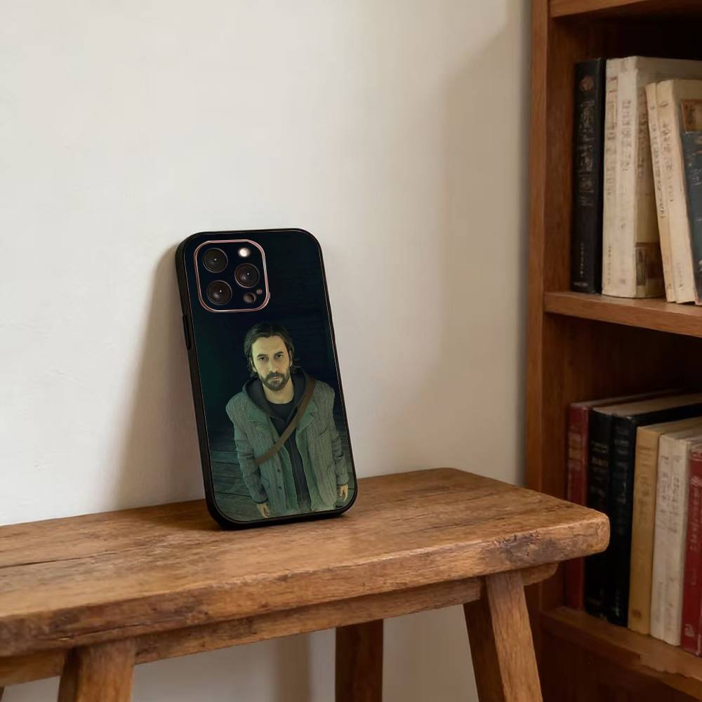 

Крутой чехол для телефона Alan Wake для iPhone 17, 16, 15, 14, 13, 12, 11 Plus, Pro Max, Другие Мягкий Черный Чехол iPhone16e