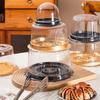 10Pcs Transparent Cake Box Set 4 6 8 10 Inch Reusable Round Birthday Wedding Bakery Container for Pastries and Sweets