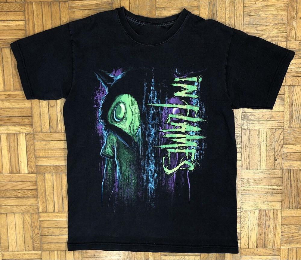 Rare In Flames Vtg Band Gift For Fan Black S-2345XL Unisex Unisex T-Shirt S