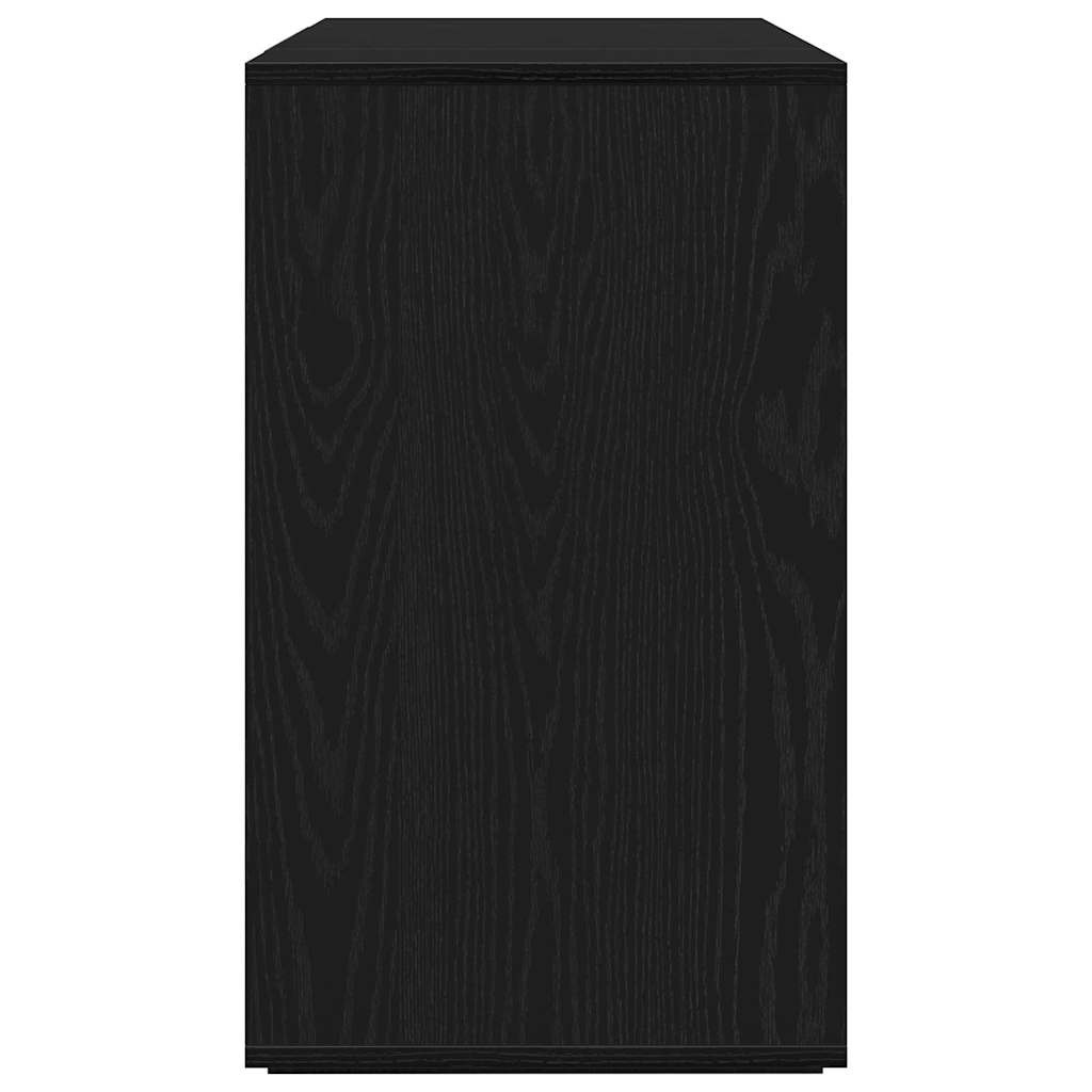 Sideboard in Black Oak Look 135 x 41 x 75 cm Engineered Wood
