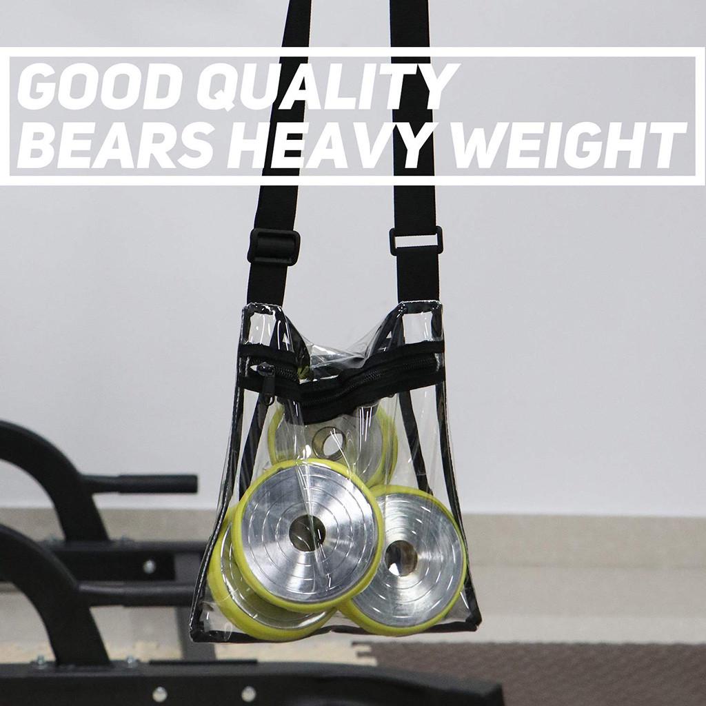 Geantă transparentă pentru cumpărături, cu un singur umăr, geantă de plajă pentru gimnastică