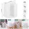 Rotatable Plastic Cup Storage Organizer 360 Degree Dispenser 4 Compartment Cups And Lids Holder Detachable Desktop Coffee Cup Dispenser
