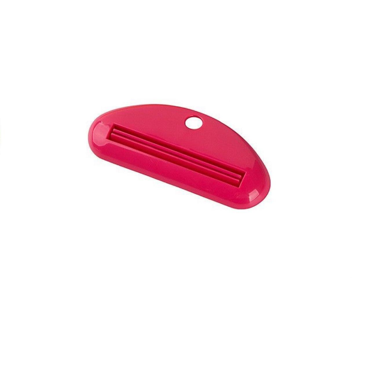 

Multifunction Manual Toothpaste Dispenser Tube Clips Facial Cleanser Dispenser Squeezer Bathroom Accessories Easy to Use NoWaste червоний