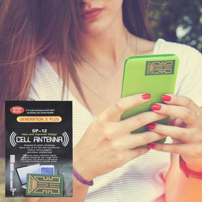 Sp-12 Cell Phone Signal Booster Ultra-Thin Radiation-Free Easy Stable Performance Sticker Installation Signal Portable Mobile Phone